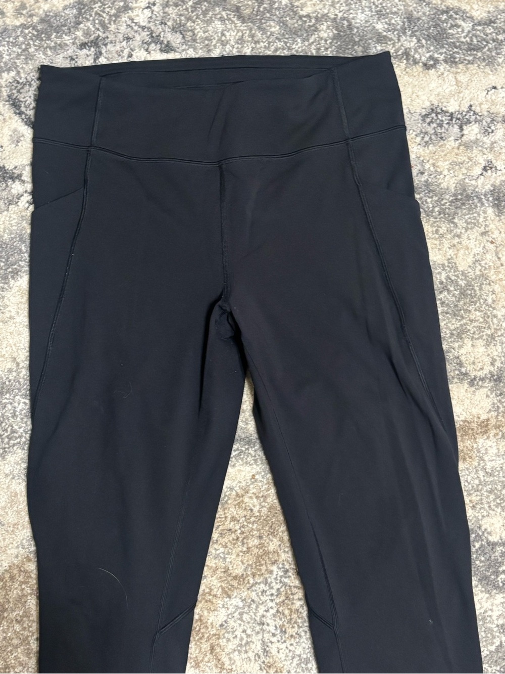 Lululemon Black High-Waist Performance Leggings - Picture 3 of 5